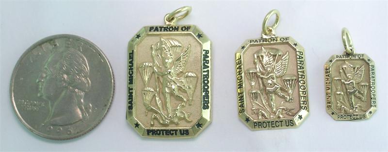 st michael paratrooper pendant