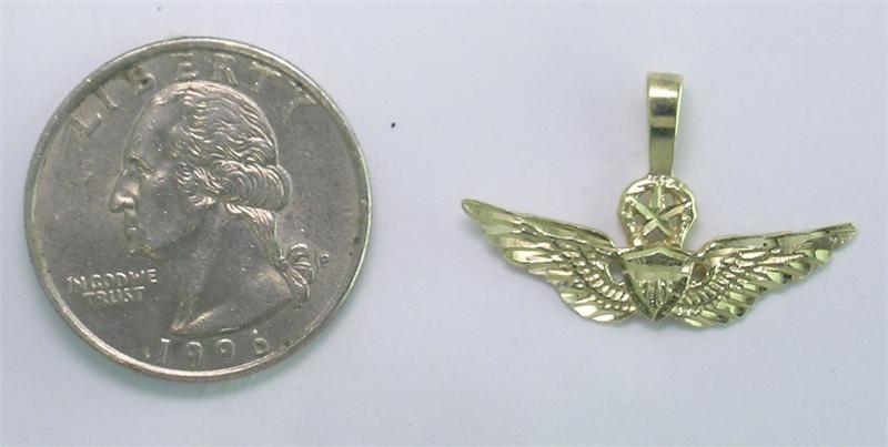 Army aviator wings necklace sale